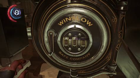 dishonored 2 winslow safe code